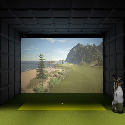 Carls Place Built In Golf Room