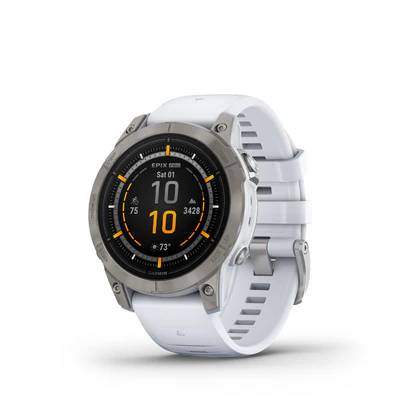 epix Pro Gen 2 Sapphire Edition 47 mm Titanium Whitestone Band