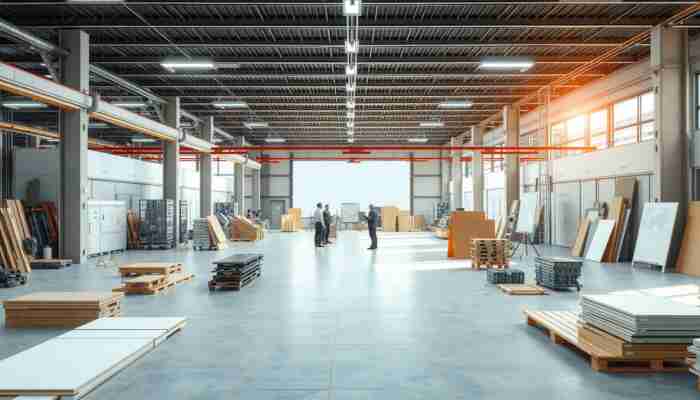 Commercial indoor golf facility under construction showing buildout, electrical planning, and phased development decisions.