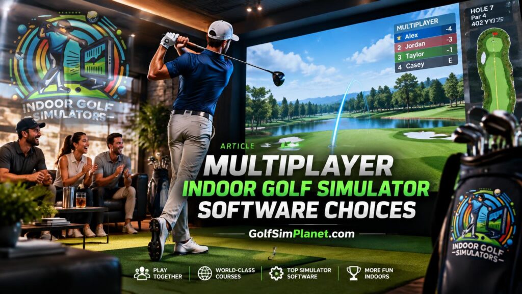 Multiplayer Indoor Golf Simulator Software Choices